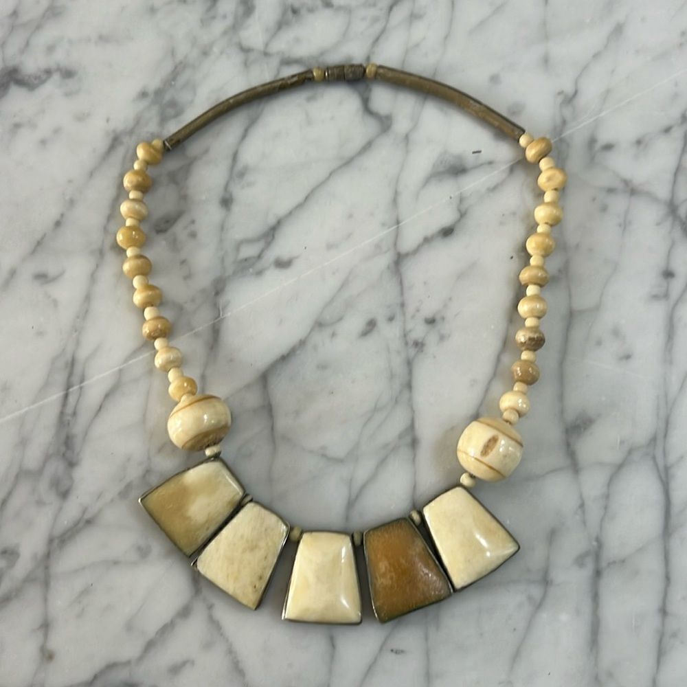 Vintage Chunky Stone Necklace